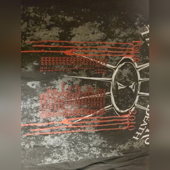 Alice Cooper's Theatre Of Death ALSTYLE shirt Double-sided Tour 2010 Skull FLESH - Picture 4 of 8